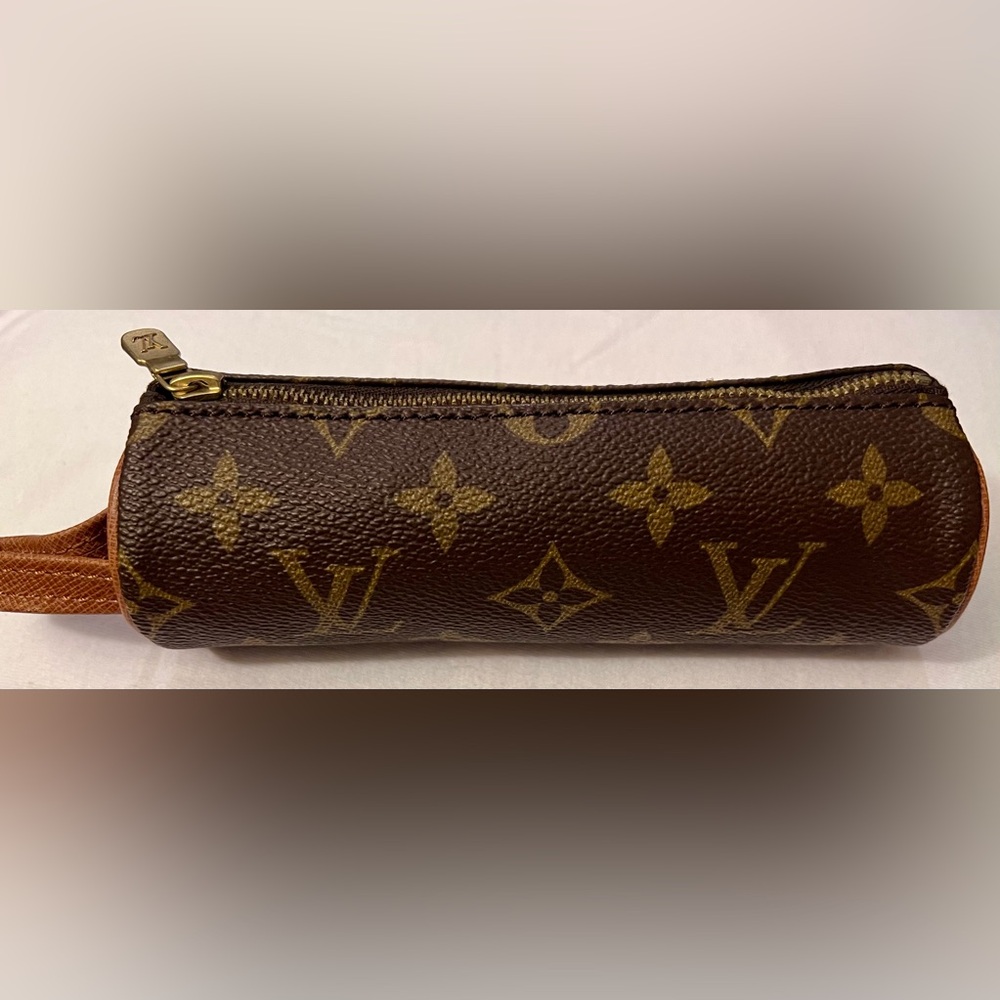 Louis Vuitton Monogram Etui 3 Balles De Golf, Authentic